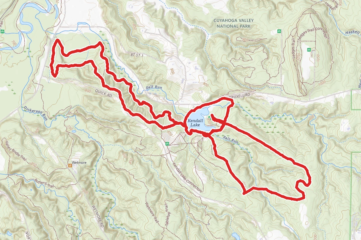 Salt Run, Kendall Lake and Cross Country Trails