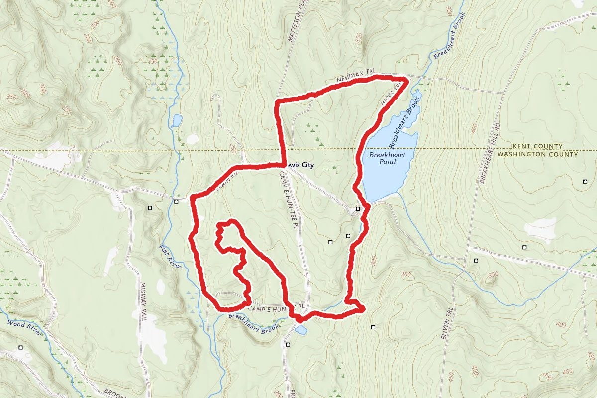 River Trail to Shelter Trail Loop