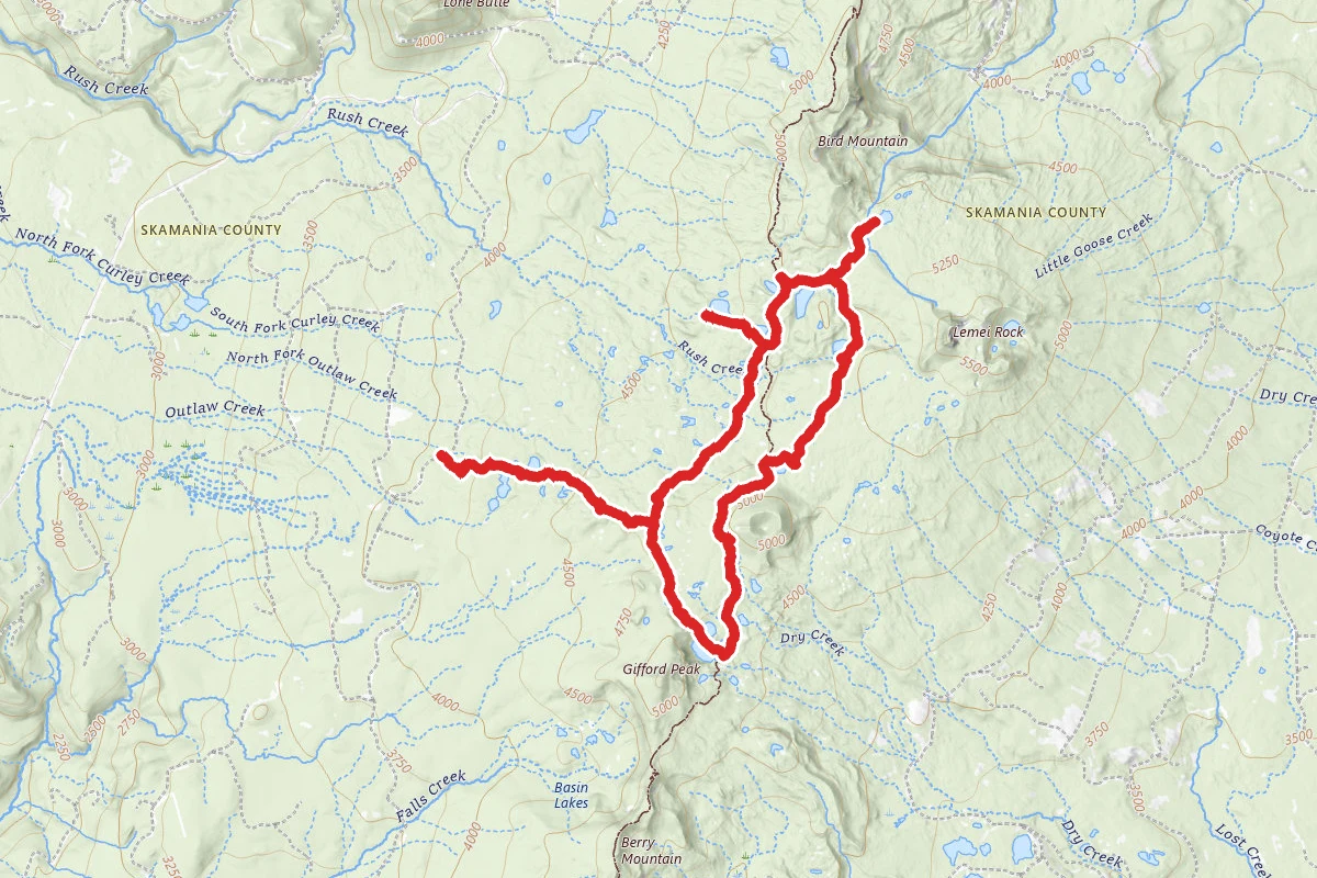 Blue Lake, Deep Lake, and Elk Lake Loop