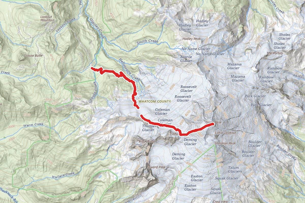 Mount Baker Standard Summit Route