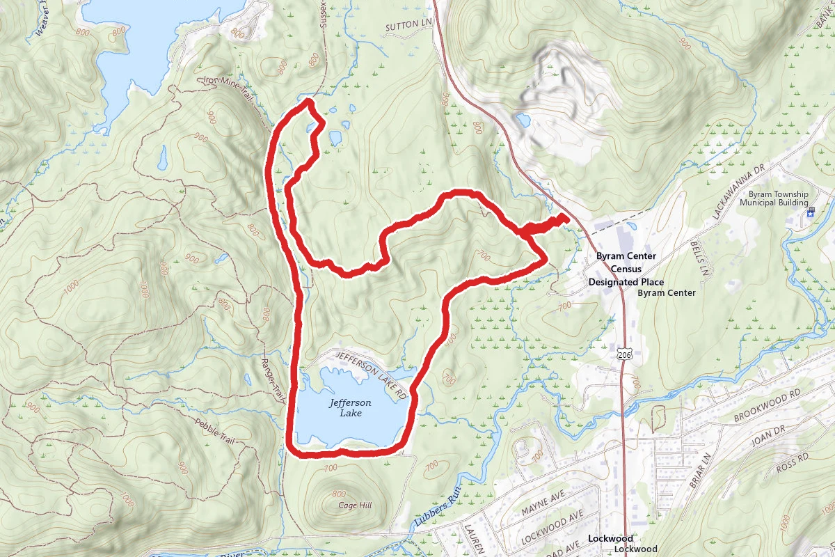 Jefferson Lake and Sunset Branch Loop