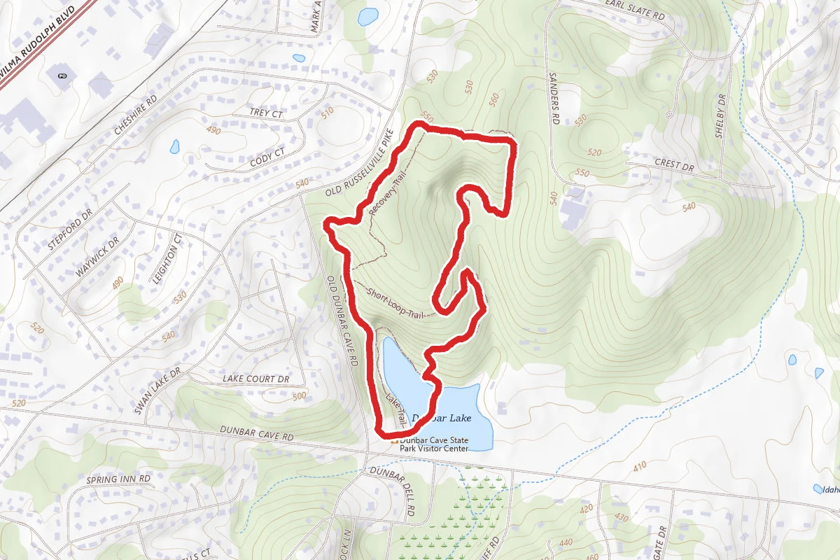Dunbar Cave Recovery Trail
