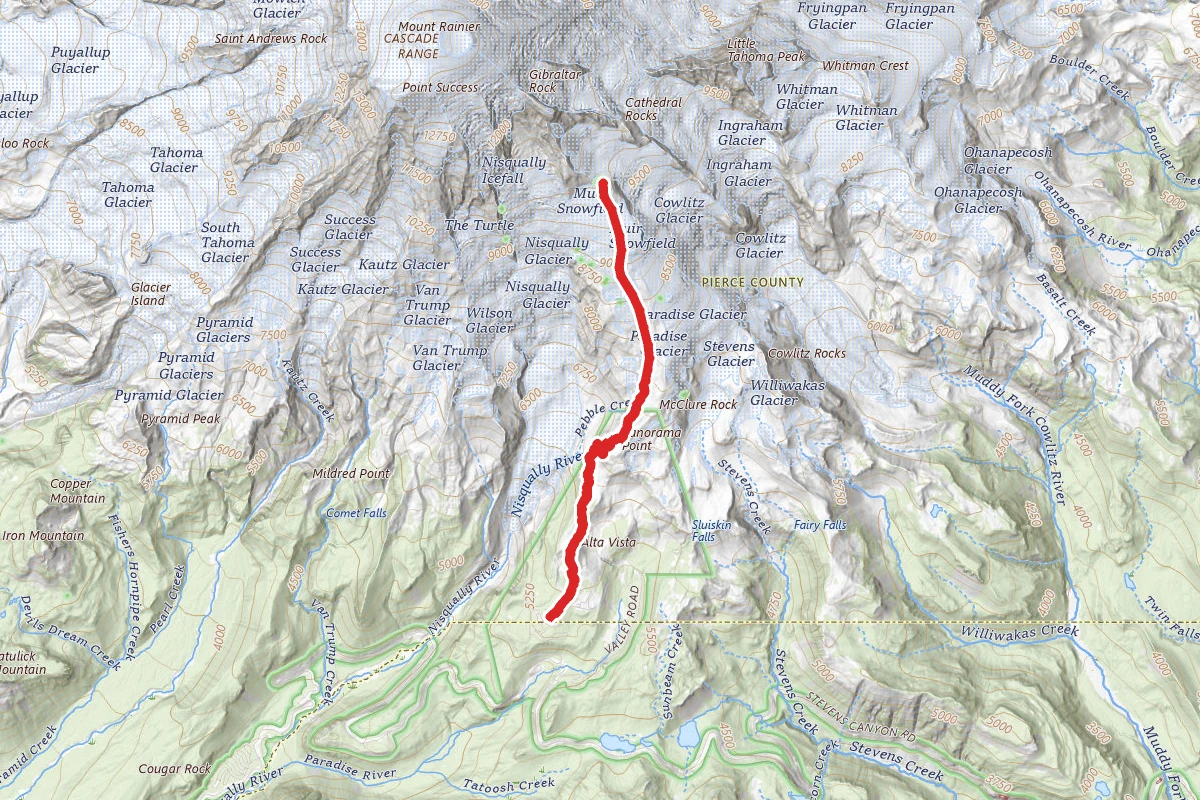 Muir Snowfield Ski Tour