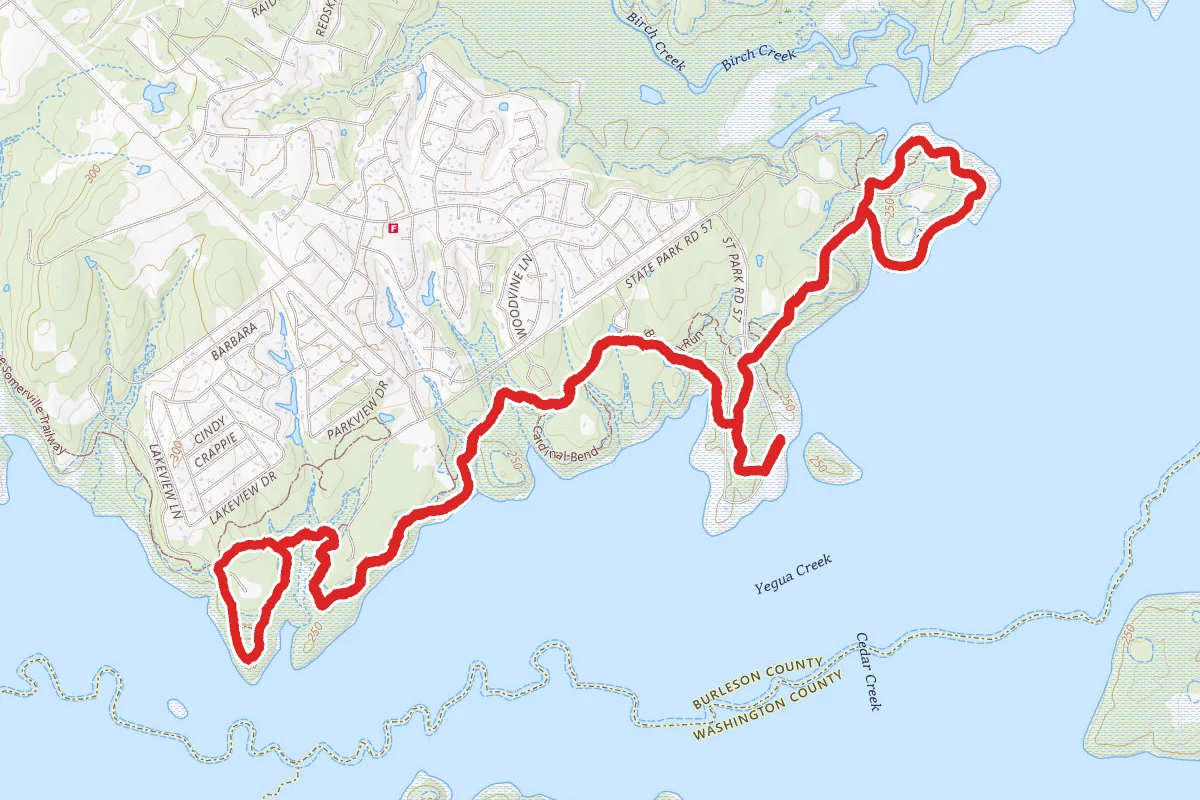 Lake Somerville Trail