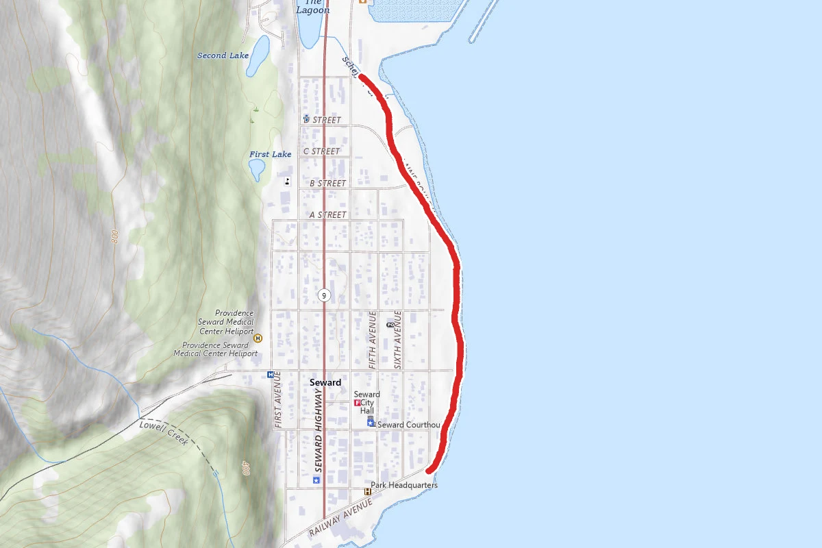 Seward Waterfront Shore Path