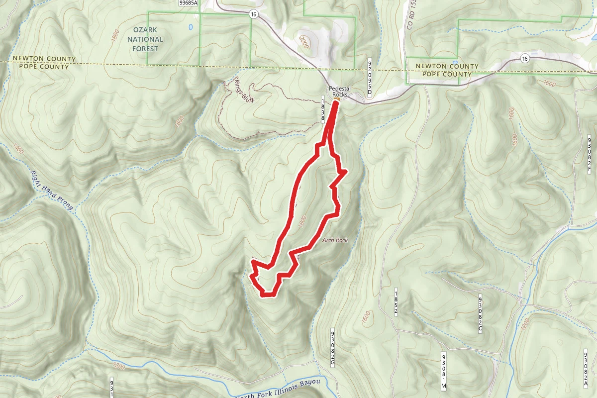 Pedestal Rocks Loop Trail