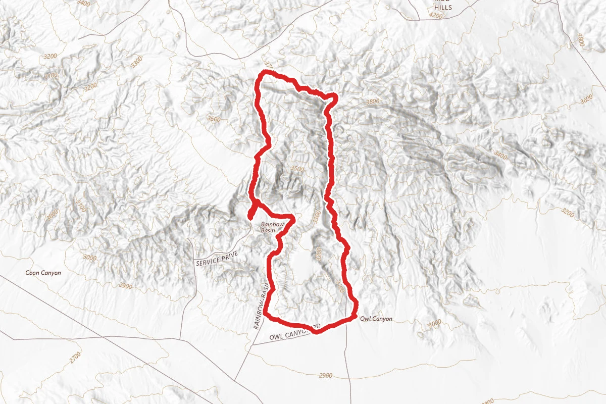 Rainbow Basin Loop