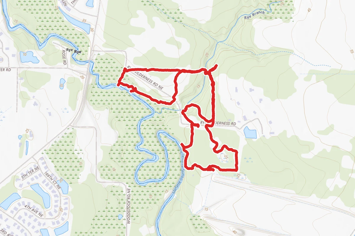 Red and Yellow Loop Trail