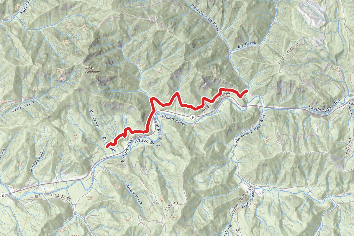 Upper Wilson River Trail