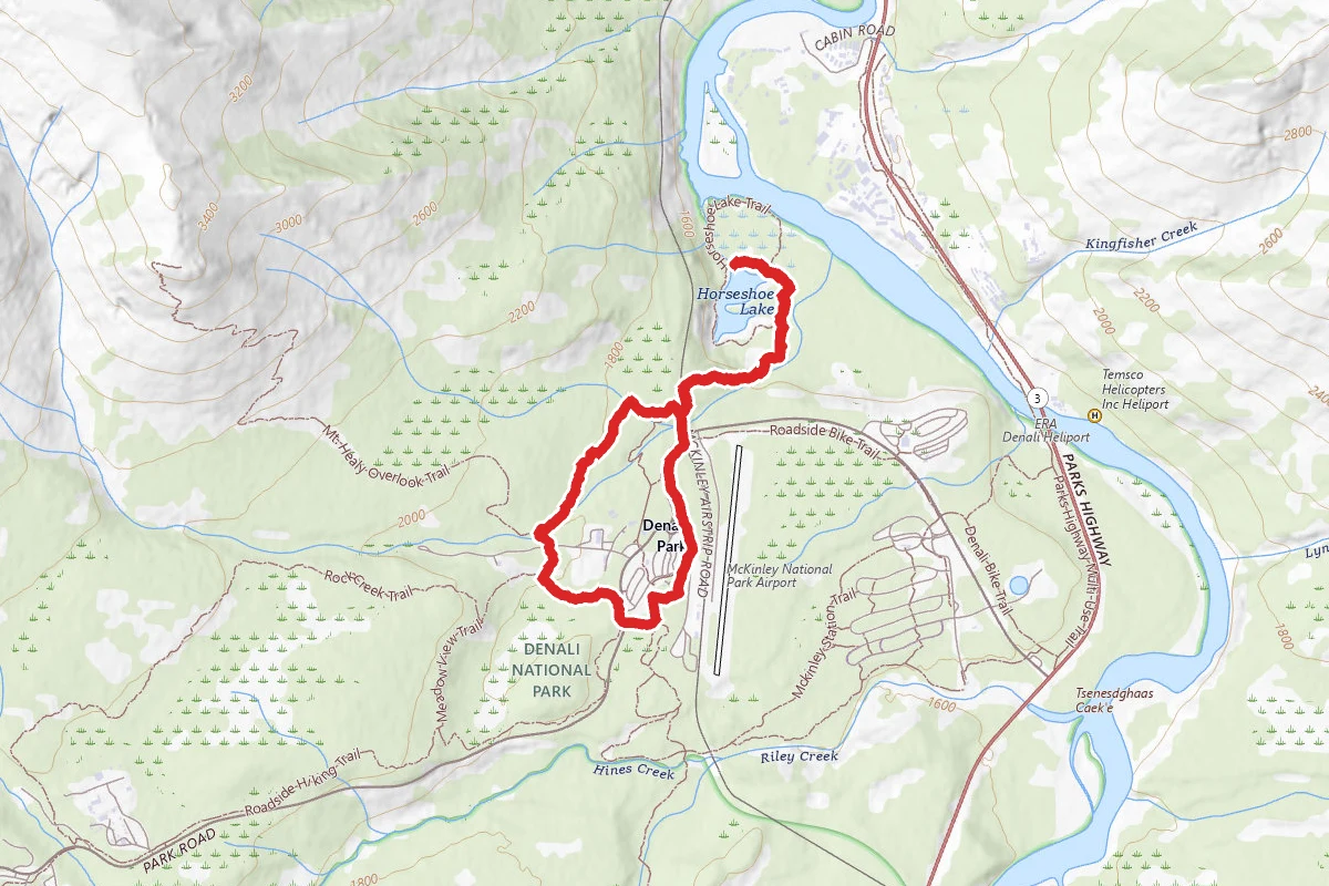 Tiaga Loop and Horseshoe Lake Trail to Beaver Dam