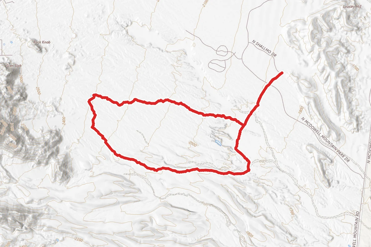 Pemberton and Tonto Tank Loop Trail