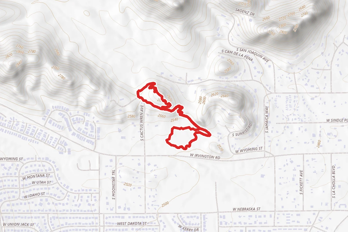 Rocky 13 Trail and Creosote Loop Trail