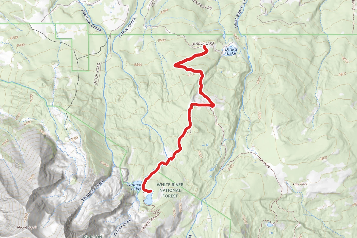 Thomas Lakes Trail