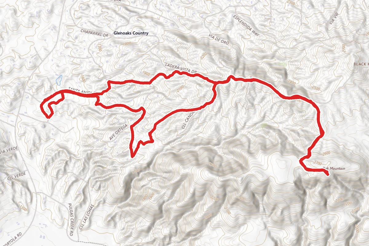 Temecula to Vail Lake Overlook and Oak Mountain