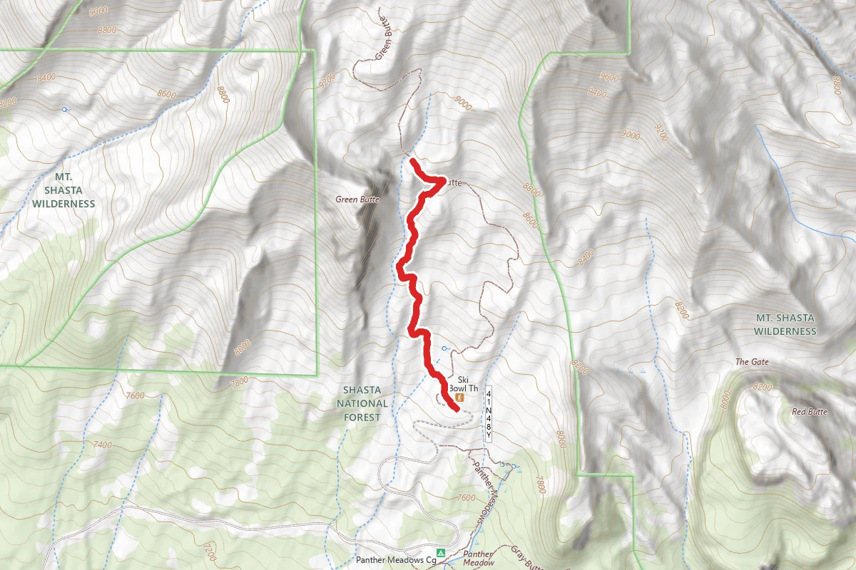 Old Ski Bowl Trail