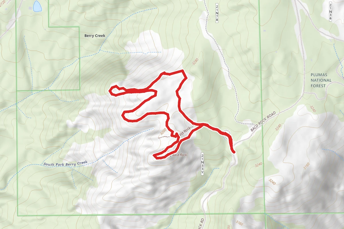 Big Bald Rock Extended Loop