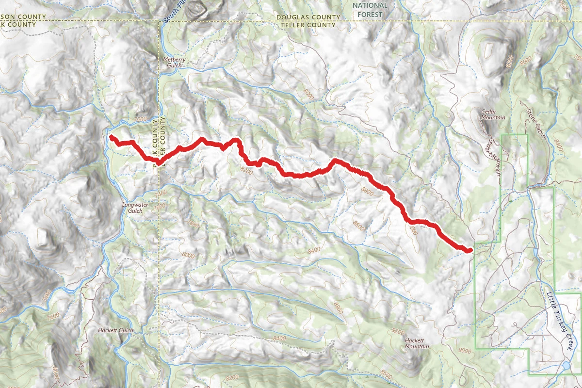 Longwater Gulch OHV Trail