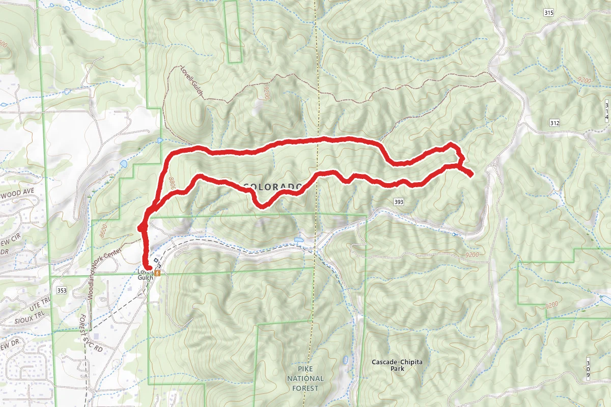 Lowell Gulch Upper and Lower Ridge Trail