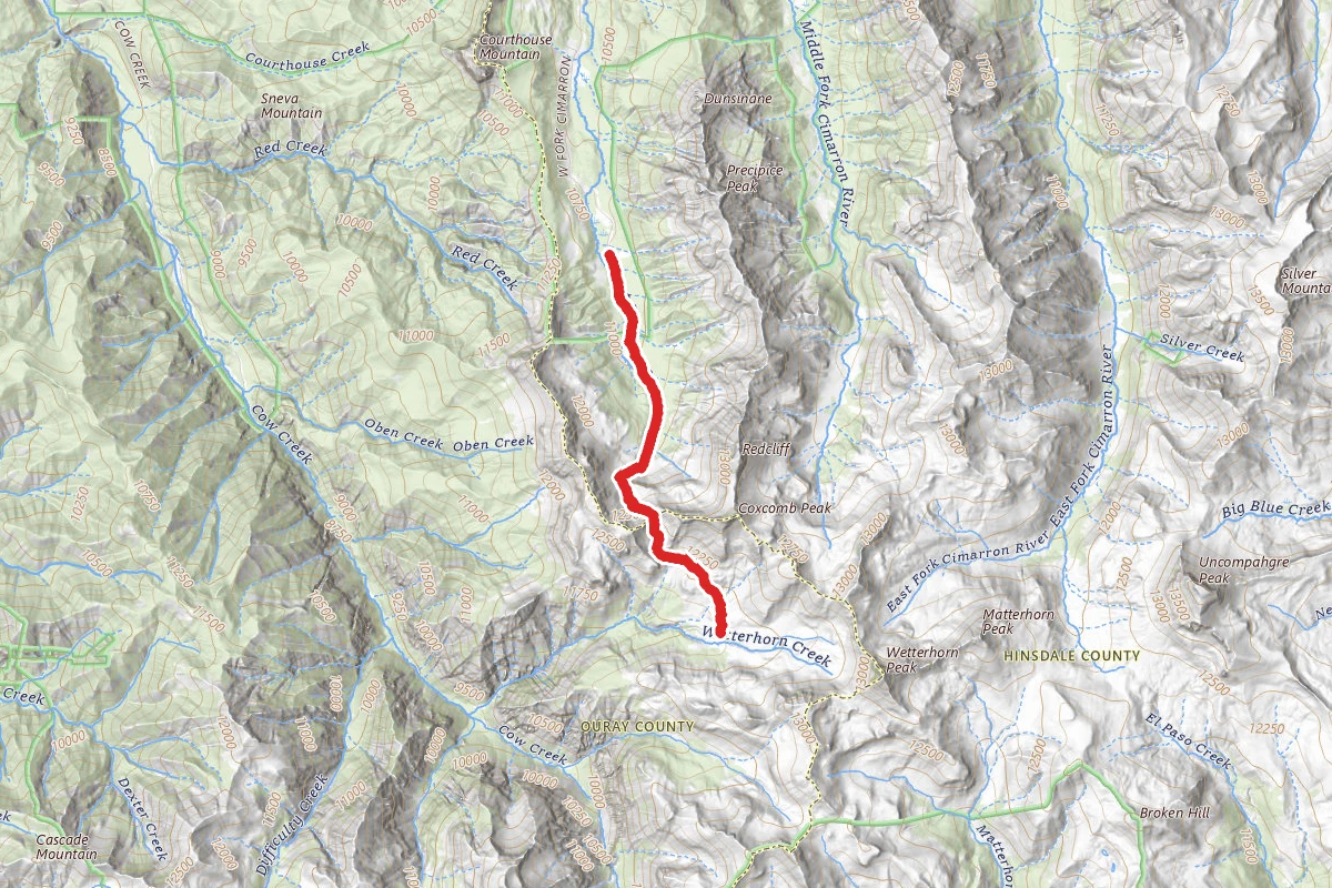 Wetterhorn Basin via West Fork Trail