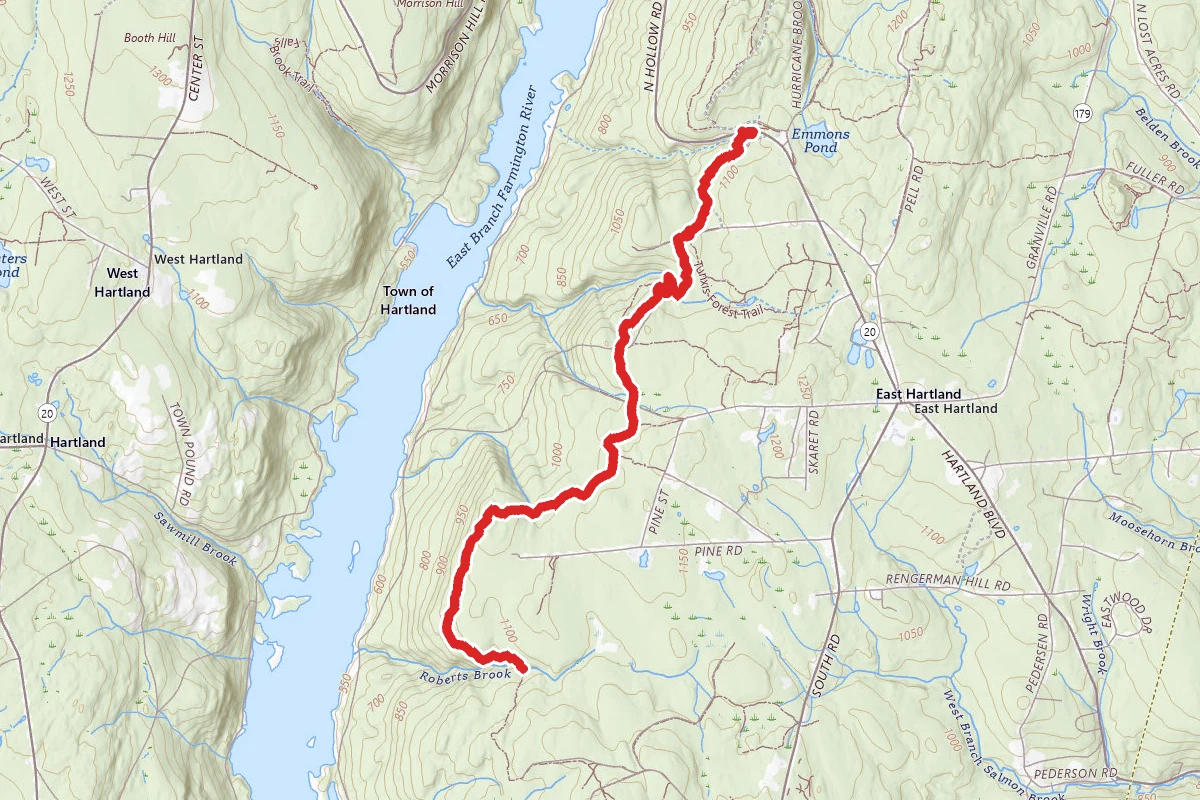Roberts Brook Via Tunxis Trail