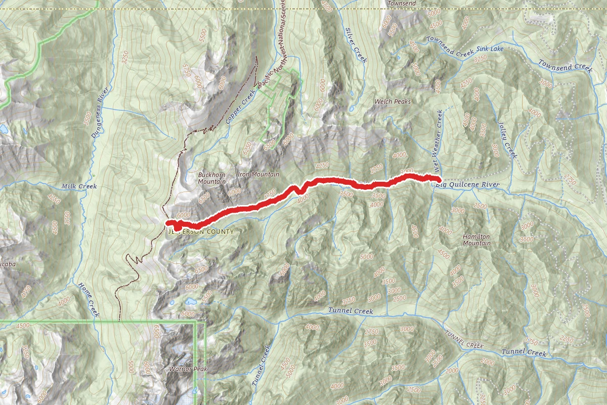 Upper Big Quilcene Trail via Marmot Pass