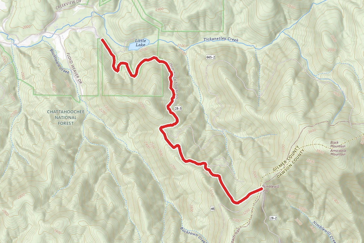 Old Buck Town OHV Road
