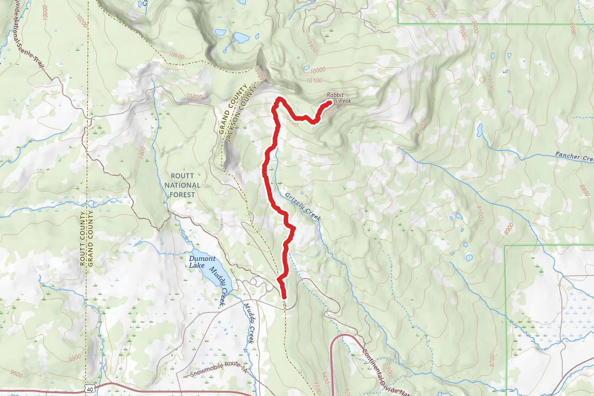 Rabbit Ears Peak Trail