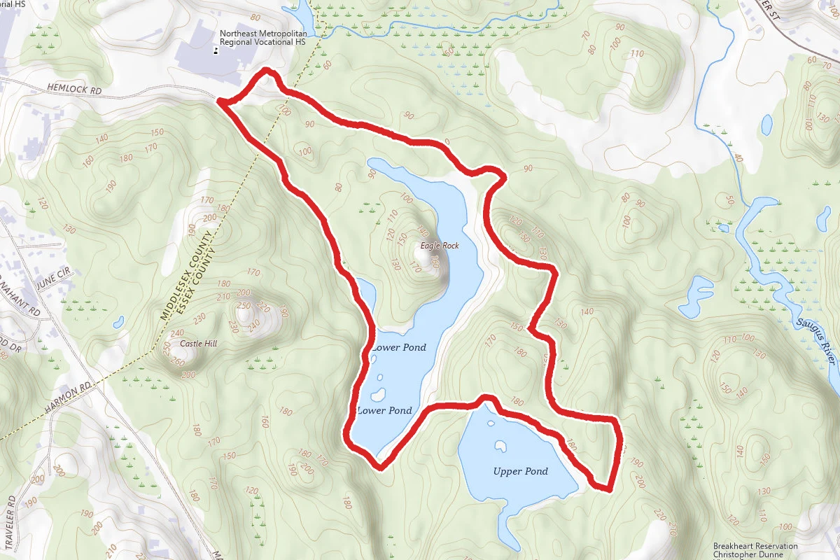 Pearce Lake and Upper Pond Trail