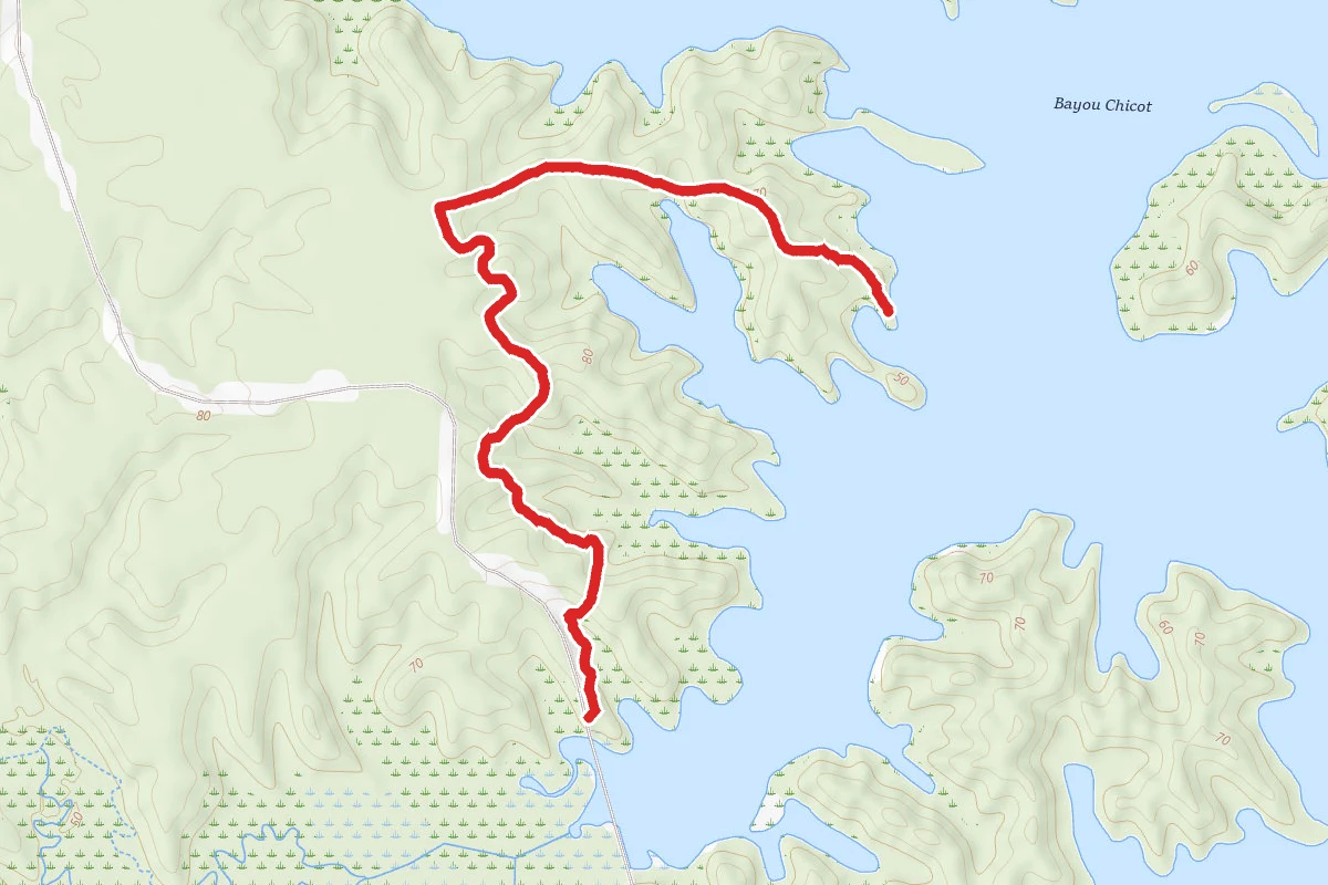 Campsite 4 via South to North Landing Trail