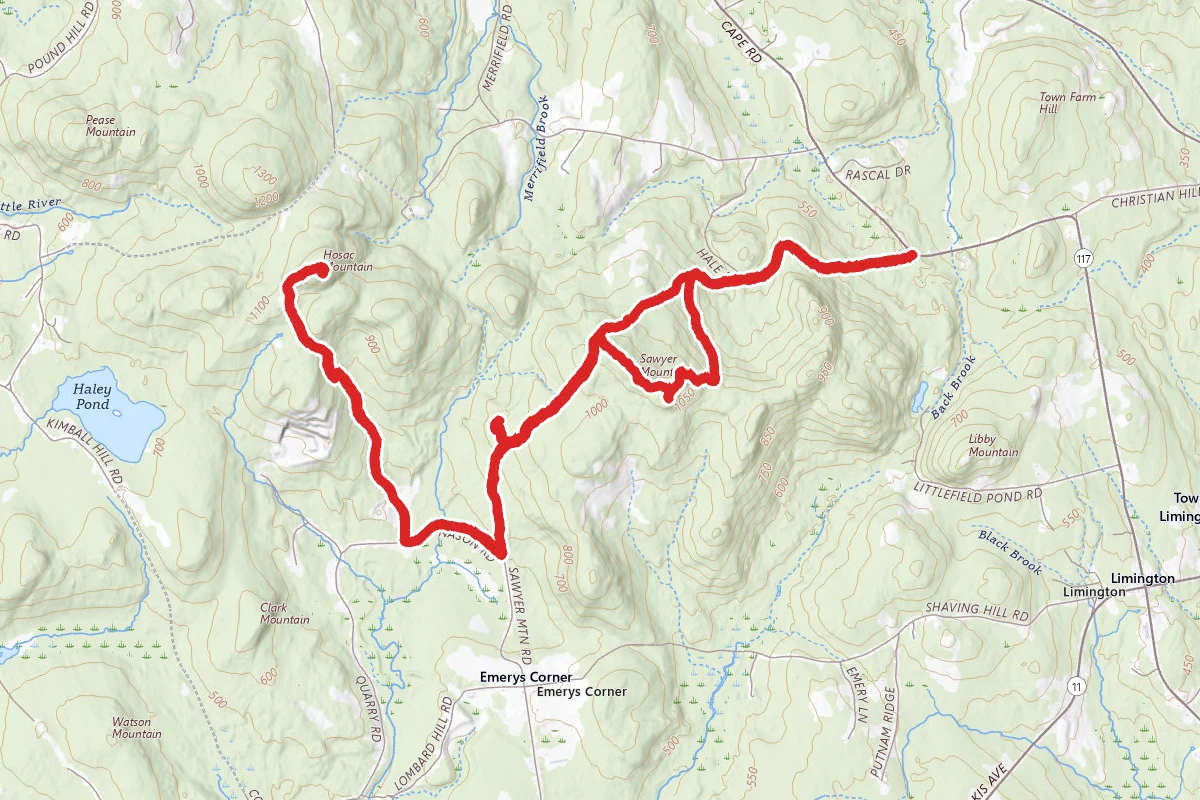 Sawyer Mountain and Hosac Mountain Loop