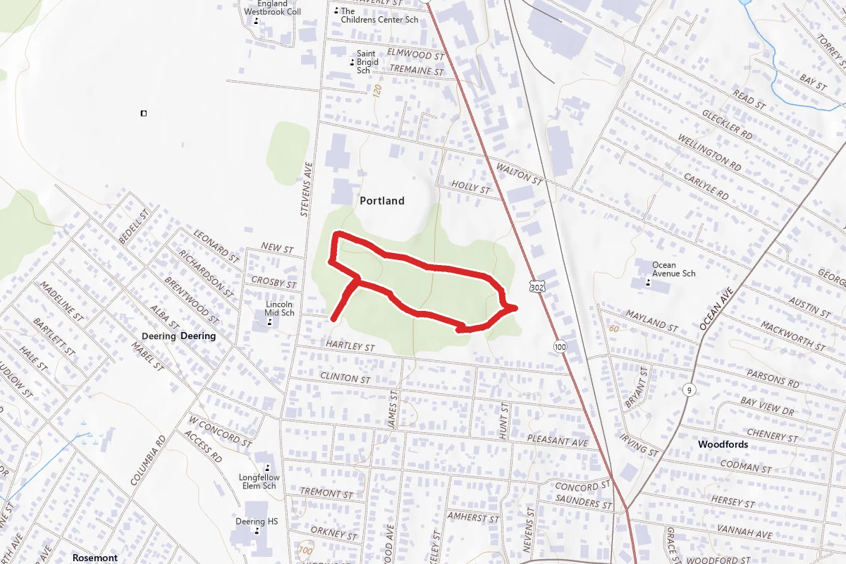 Baxter Woods Park Loop