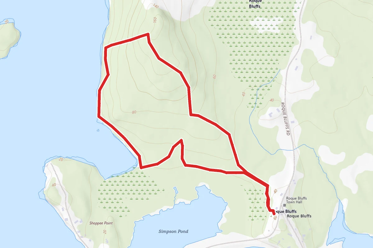 Roque Bluffs Area Trails