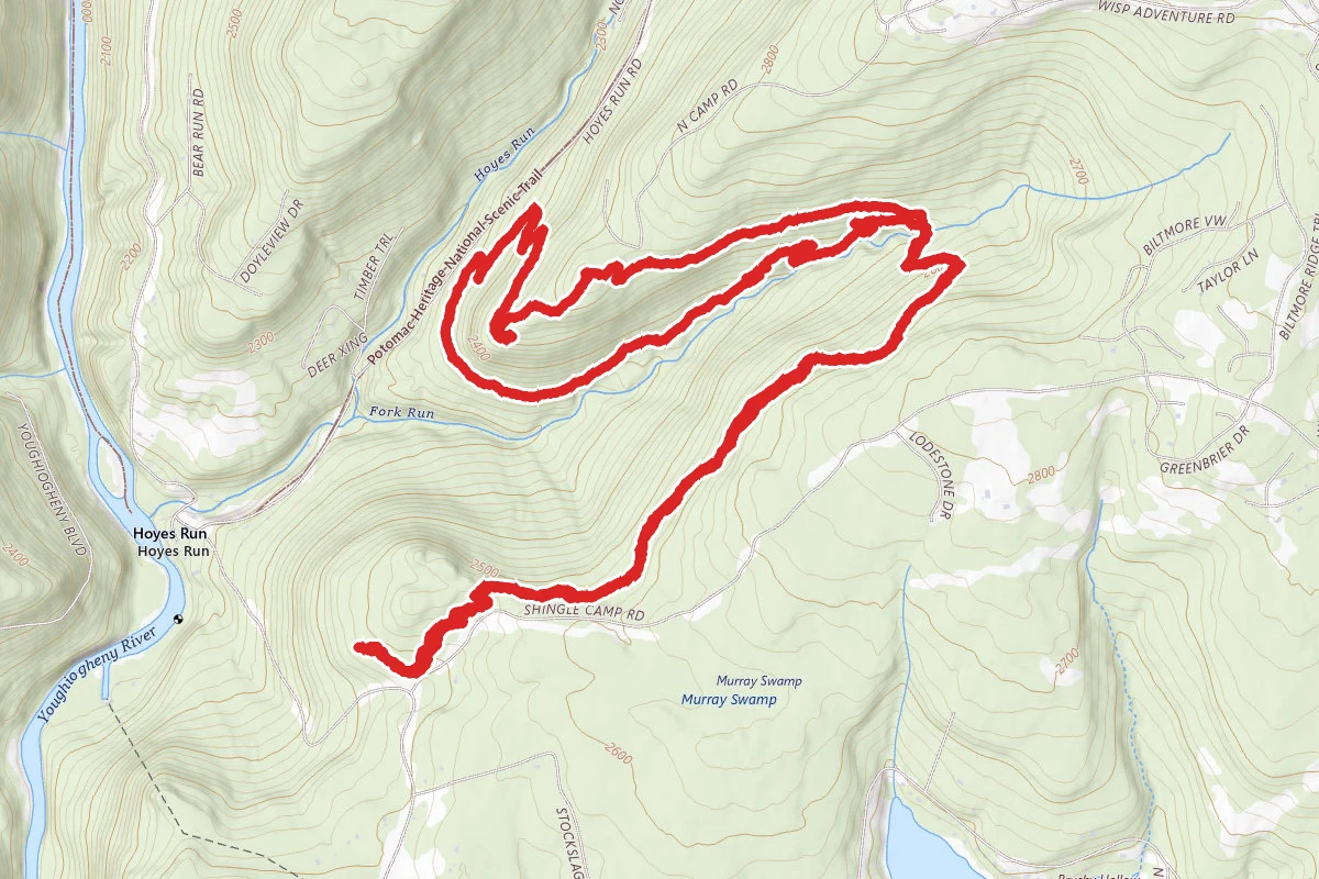 Red Trail to Green Trail Loop