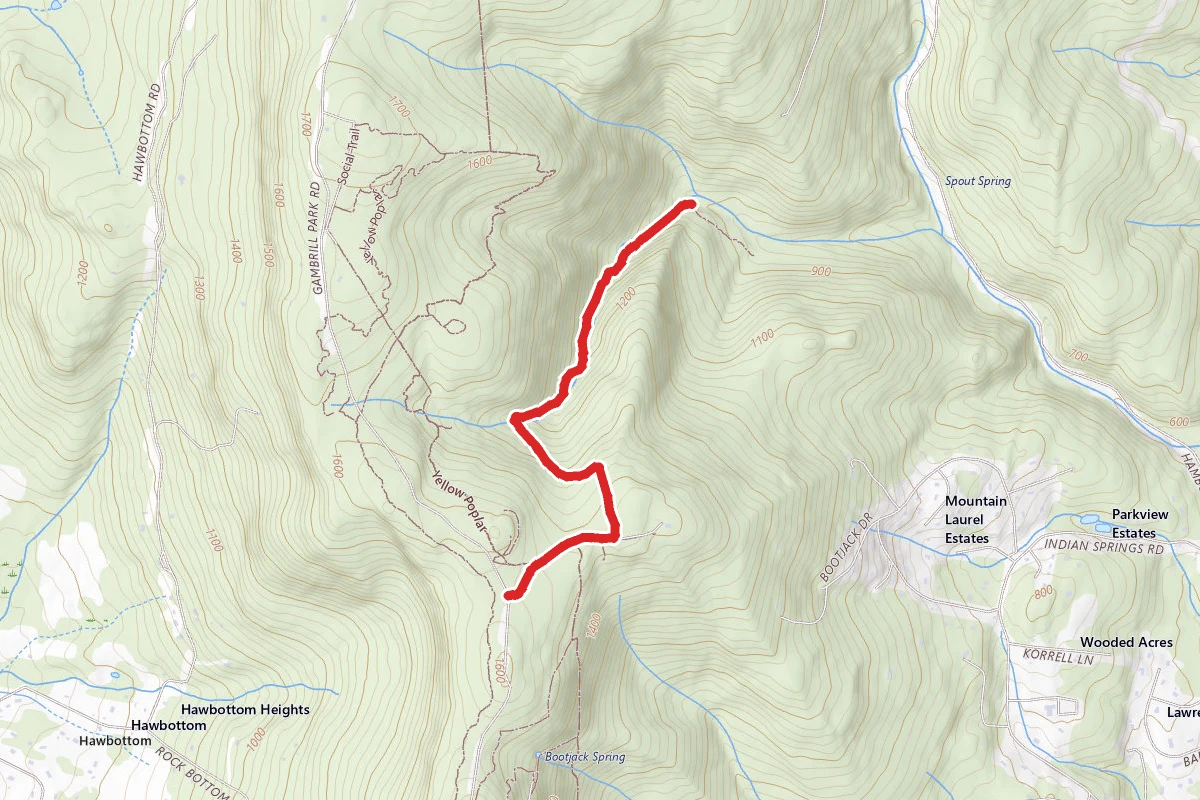 Frederick City Watershed via Catoctin National Recreation Trail