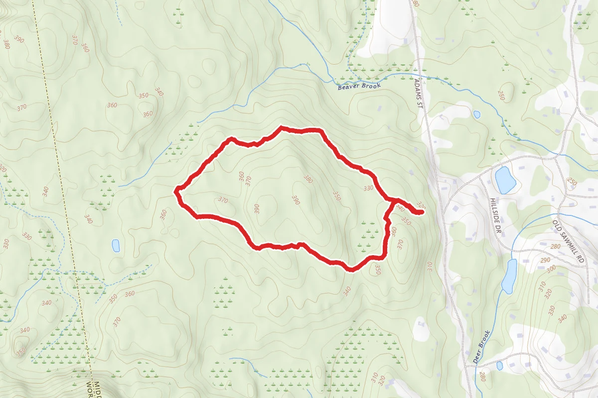 New Trail and Holliston Highway Loop