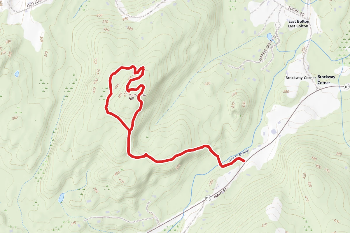 Harris Farms Trail to Rattle Snake Hill Trail
