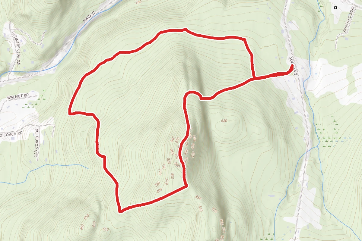 Kathy's, Algonquin, Bob's, and Old Coach Trails Loop