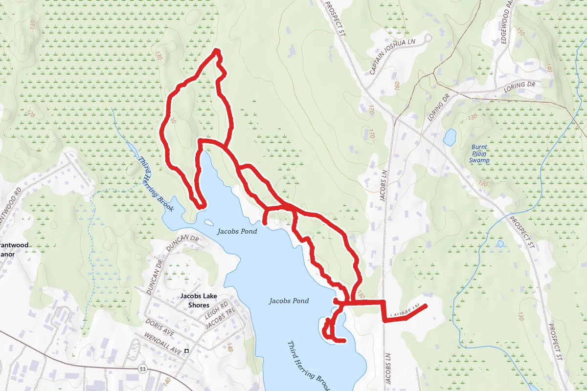 Jacobs Pond to Esker Trail Loop