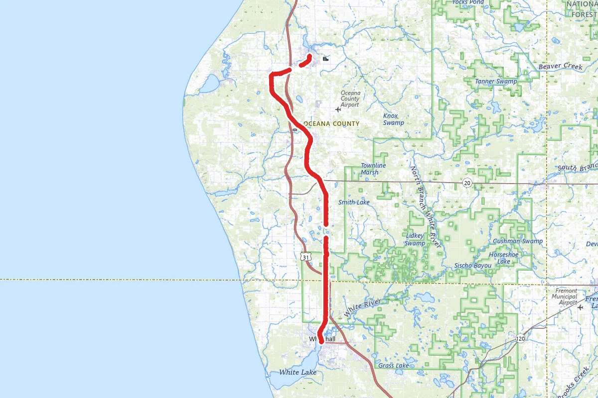 Hart-Montague Bicycle Trail