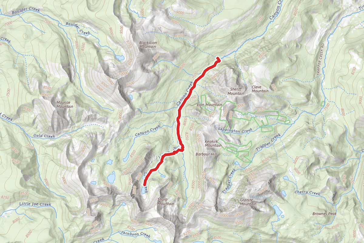 Grayling and Lion Lakes
