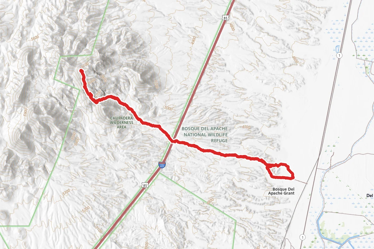 Chupadera Wilderness Trail