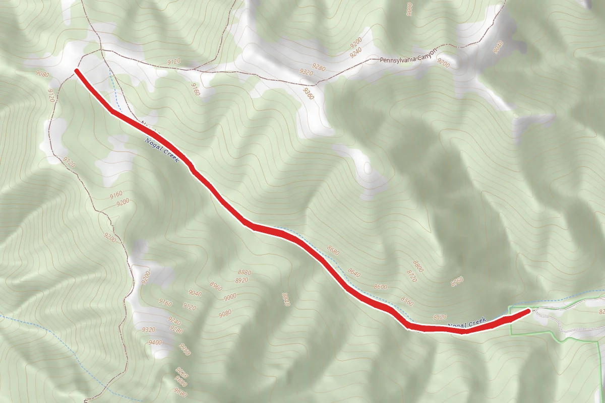 Nogal Canyon Trail