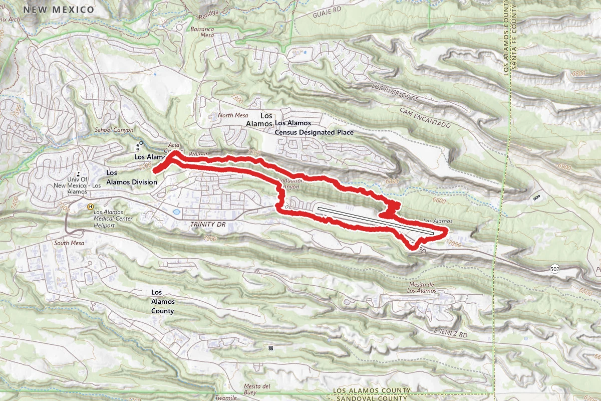 Canyon Rim and Pueblo Canyon Trail Loop