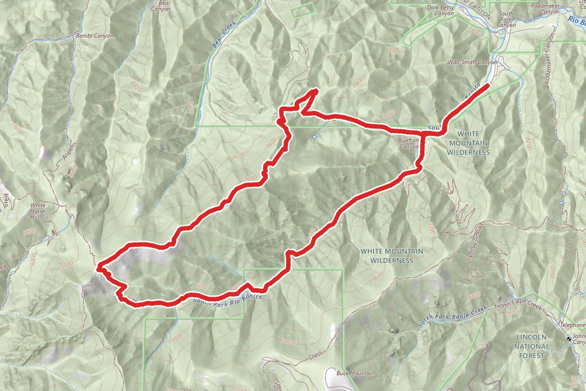 South Fork of the Rio Bonito Trail
