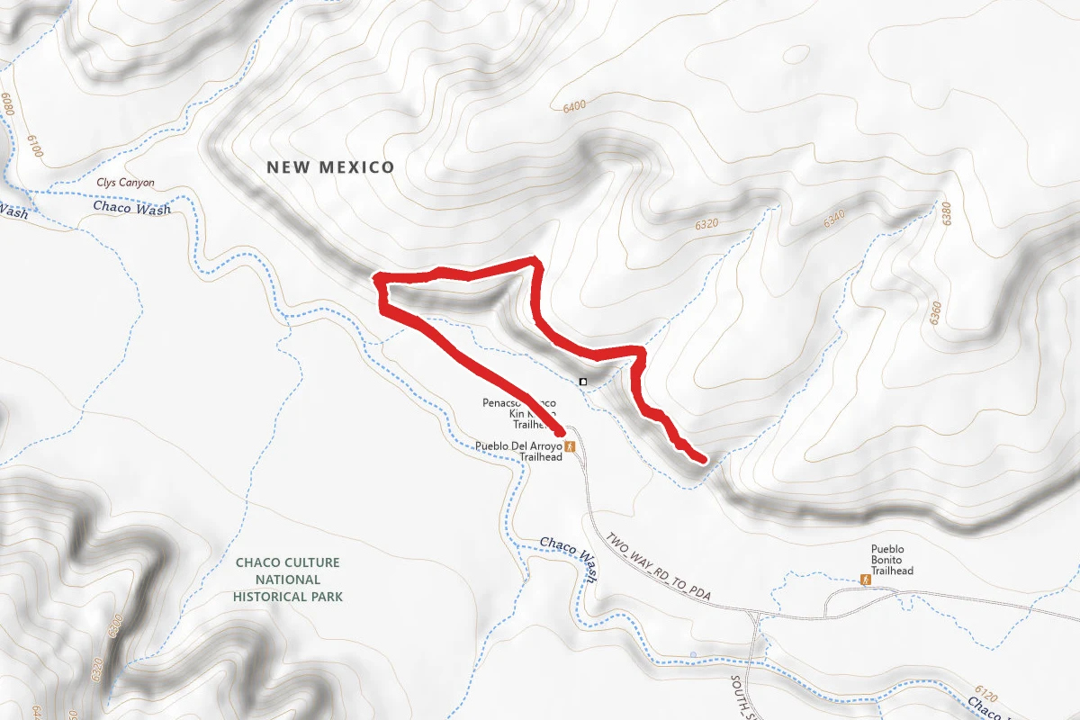 Pueblo Bonito Overlook Trail