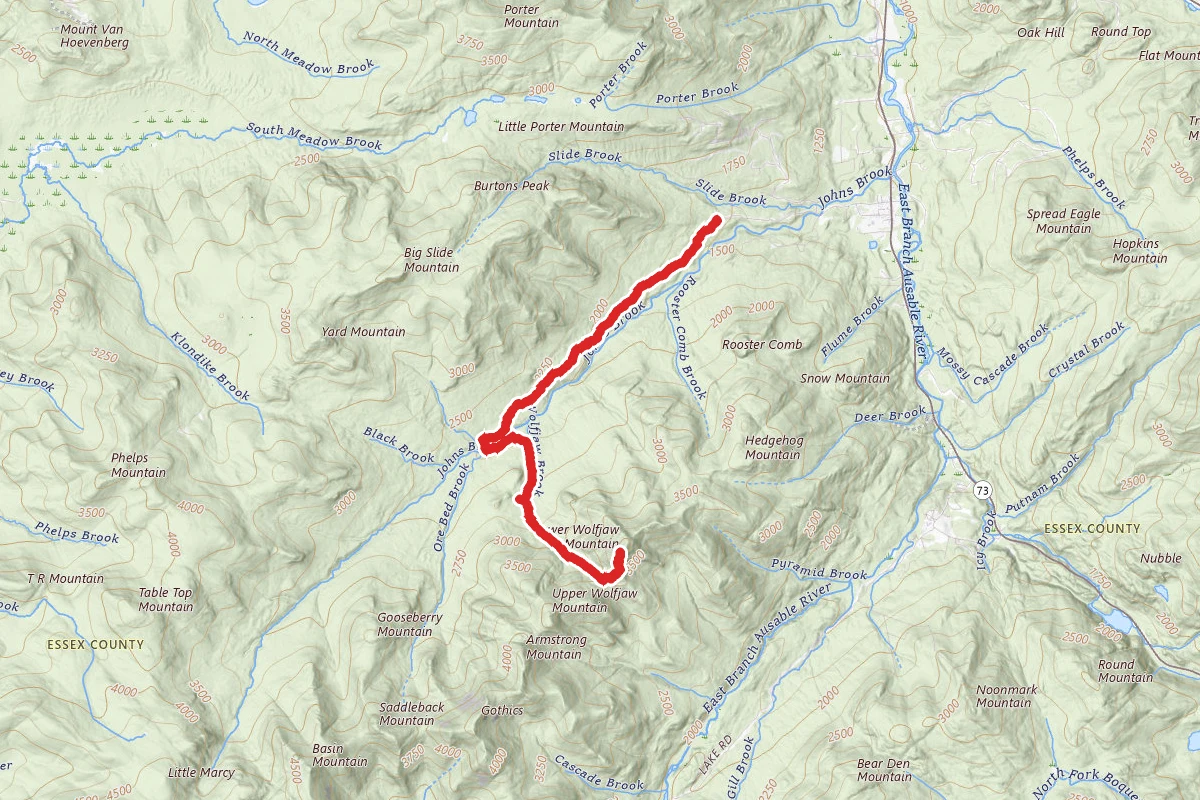 Lower Wolf Jaw via Phelps Trail