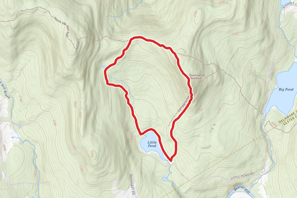 Little Pond and Touchmenot Mountain Loop