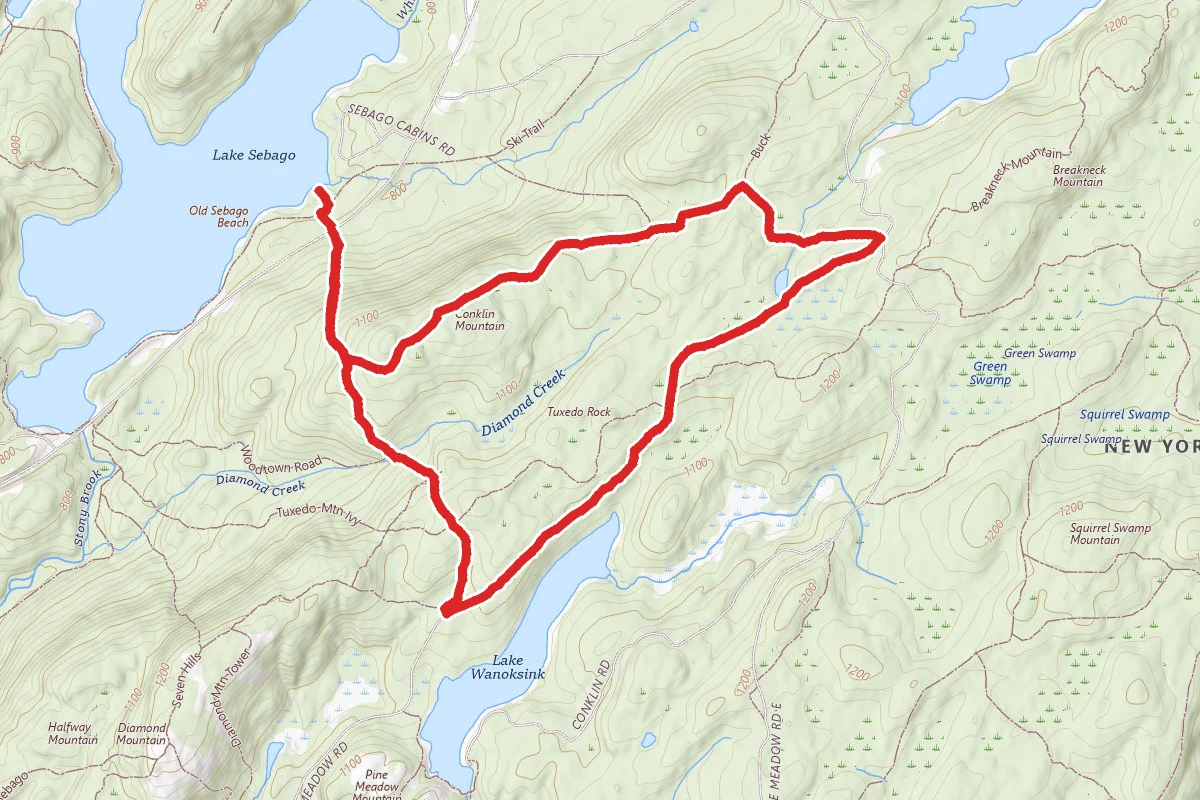 Buck Trail to Pine Meadow Road