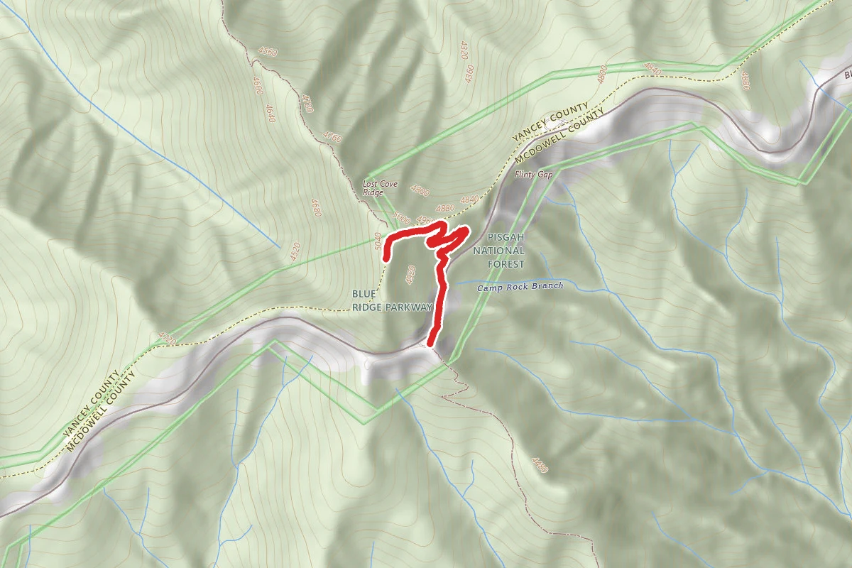 Green Ridge to Green Knob