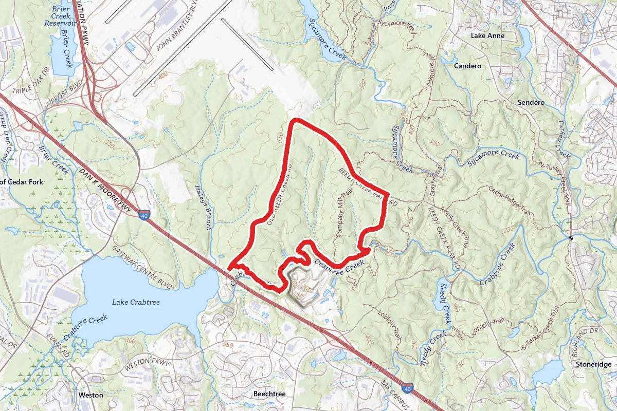 Reedy Creek and Rocky Road Loop